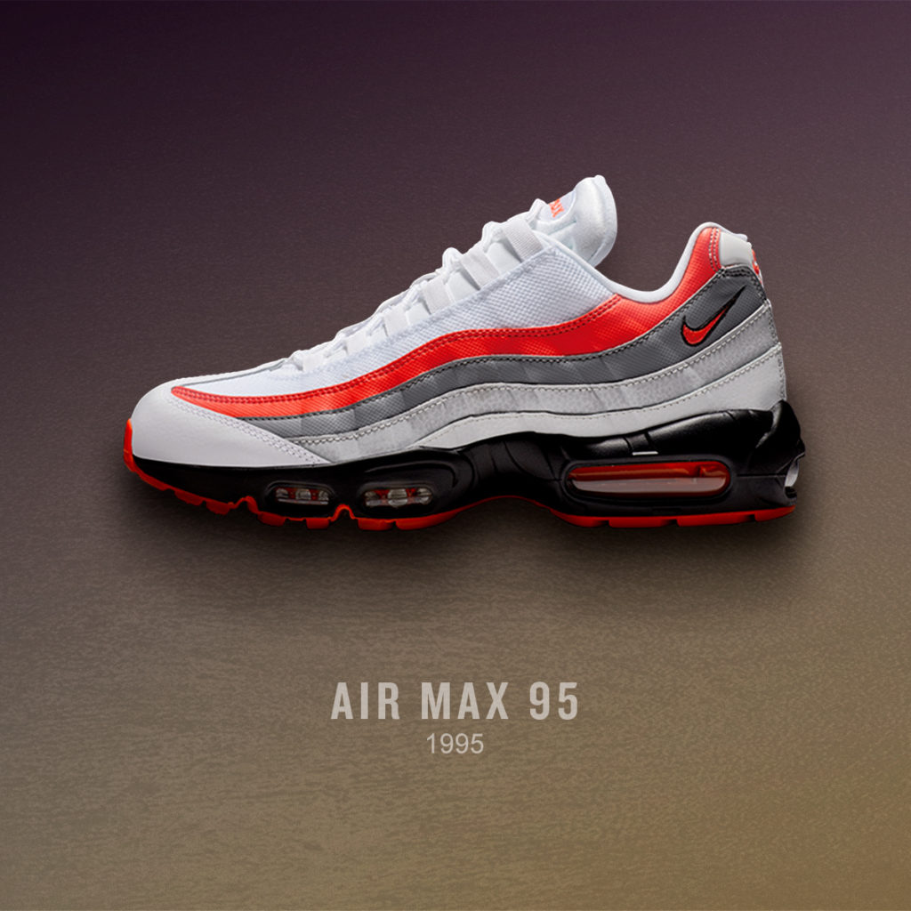 Nike Air Max 95 - white, red, black - 1995