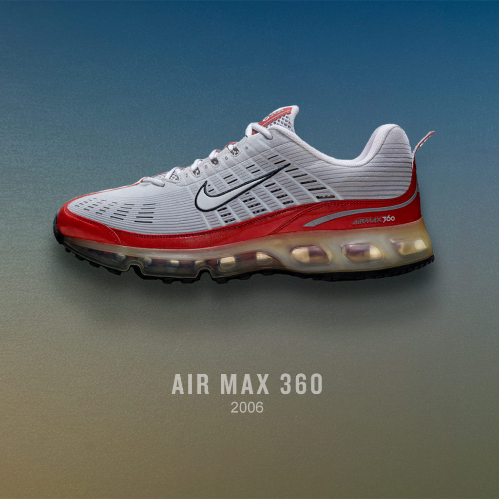 Nike Air Max 360, White and Red - 2006