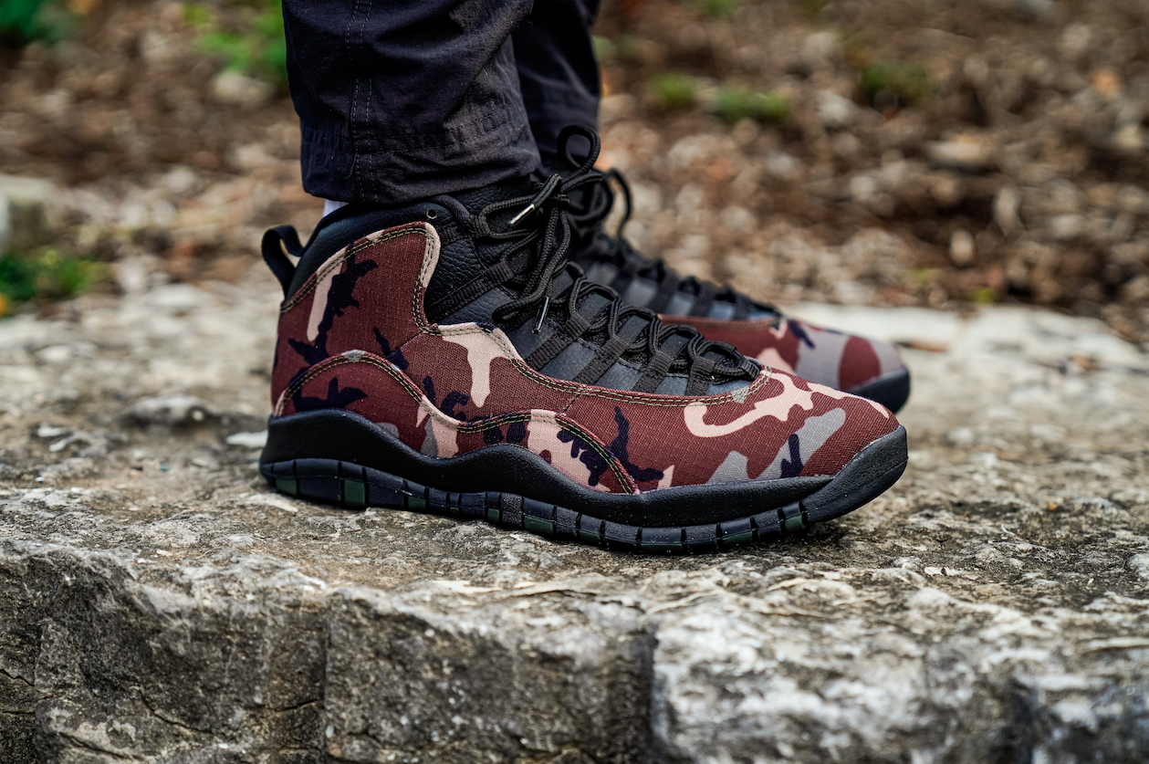 Air Jordan Retro 10 'Camo' at Finish Line