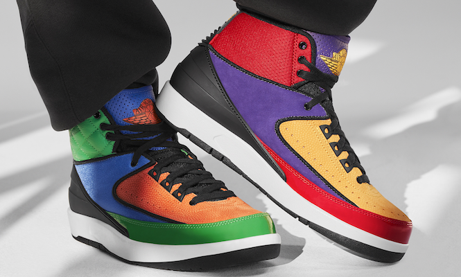 Womens Air Jordan 2 Retro Multicolor