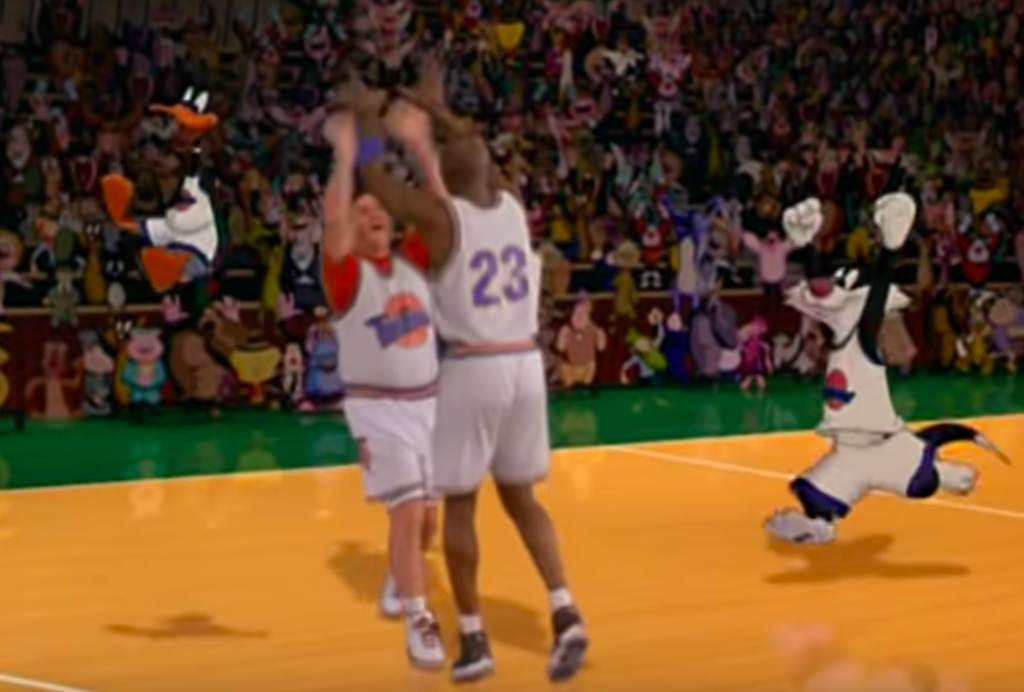 Air Jordans are featured in Space Jam movie