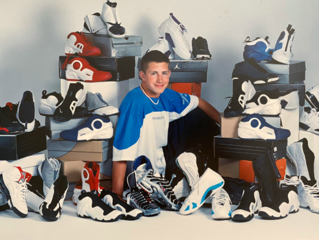 Man With Sneaker Collection
