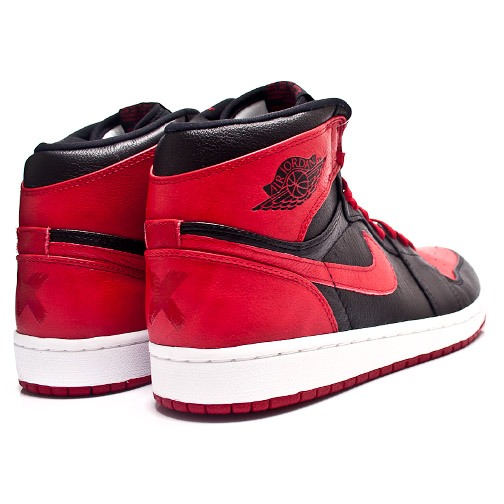 2011 Air Jordan 1 Retro High Heel View - Red and Black