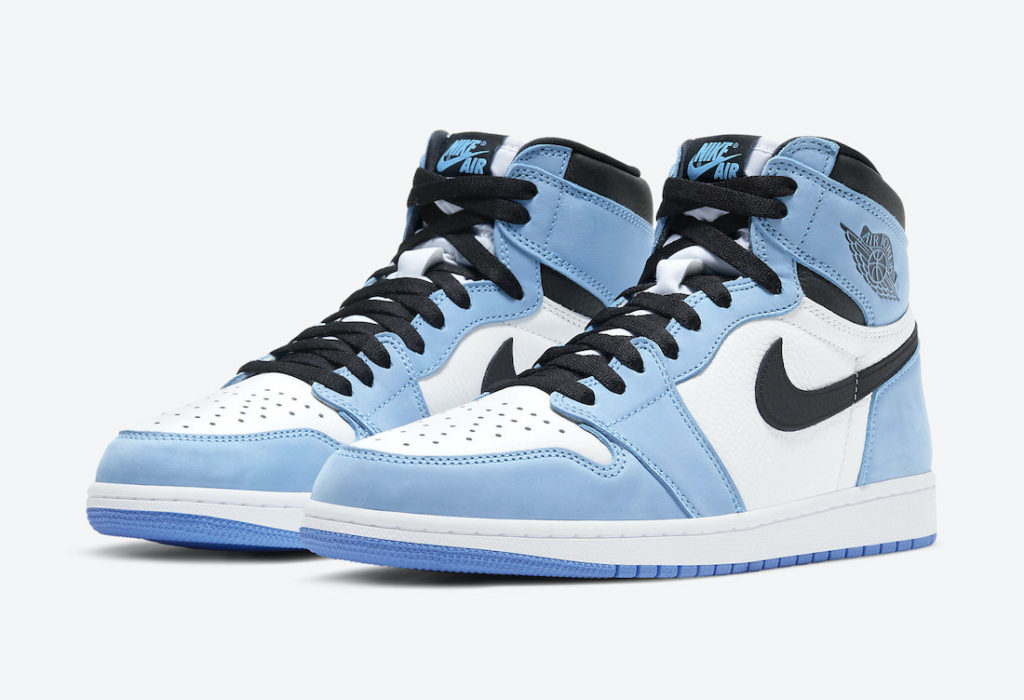 Air Jordan 1 Retro High OG University Blue Front View