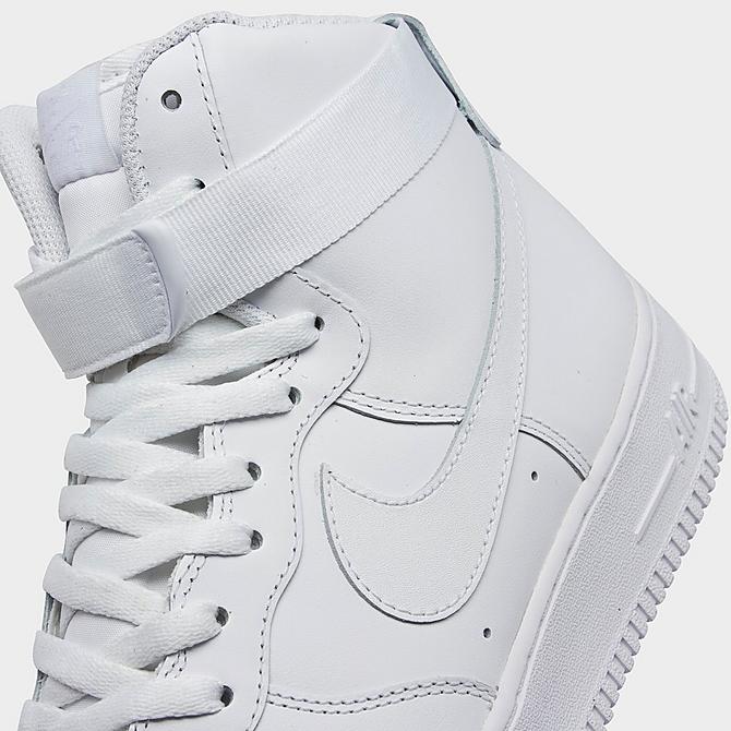 High TOp White on White Nike AF 1