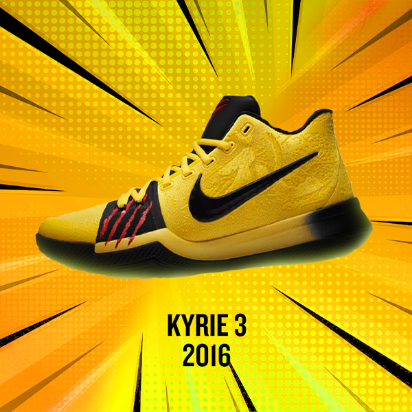 The Nike Kyrie 3 was released on December 25 2016