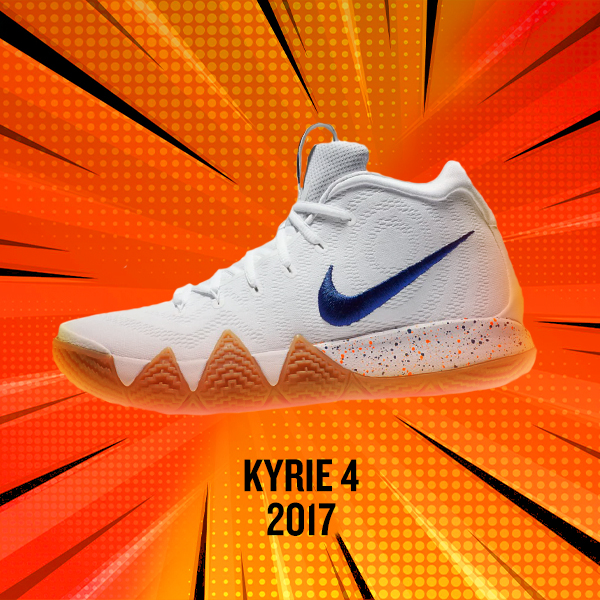 The Nike Kyrie 4 was released in December 2017